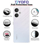 YOFO Transparent Back Cover for Mi Redmi 13C (5G)