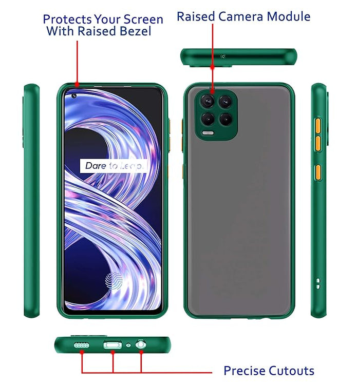 YOFO Smoke Back Cover for Realme 8 Pro