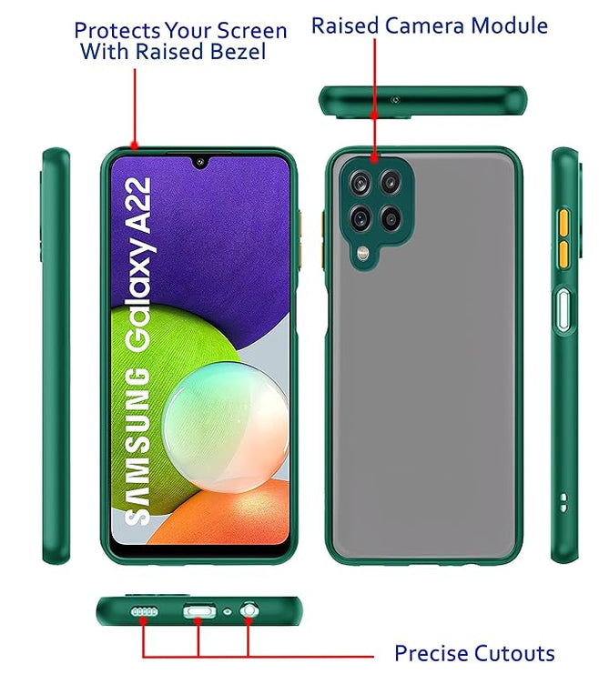 YOFO Smoke Back Cover for Samsung A22 (4G)