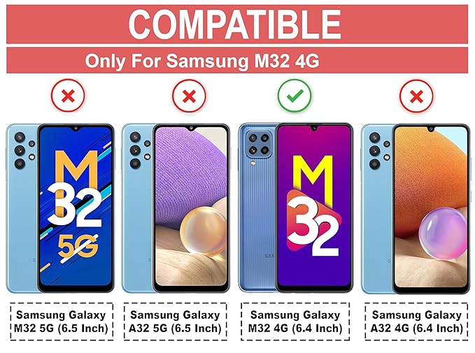 YOFO Smoke Back Cover for Samsung Galaxy M32 (4G)/F22(4G)