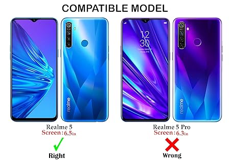 YOFO Square Back Cover for Realme 5
