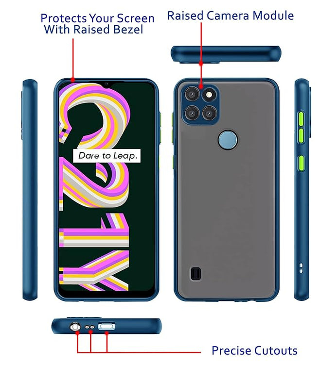 YOFO Smoke Back Cover for Realme C25Y