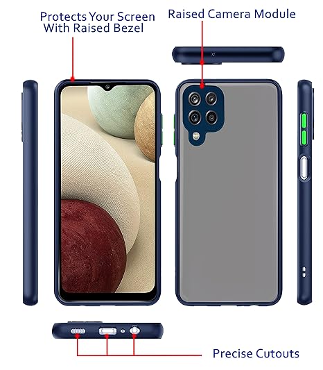 YOFO Smoke Back Cover for Samsung A12