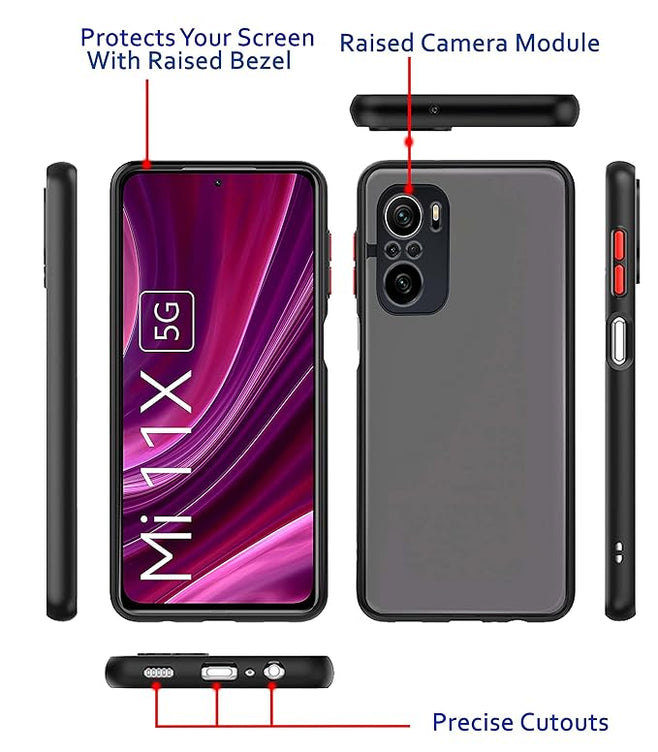 YOFO Smoke Back Cover for Mi 11 X