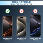 OneMinute Edge to Edge Privacy Tempered Glass for IPHONE 16PRO