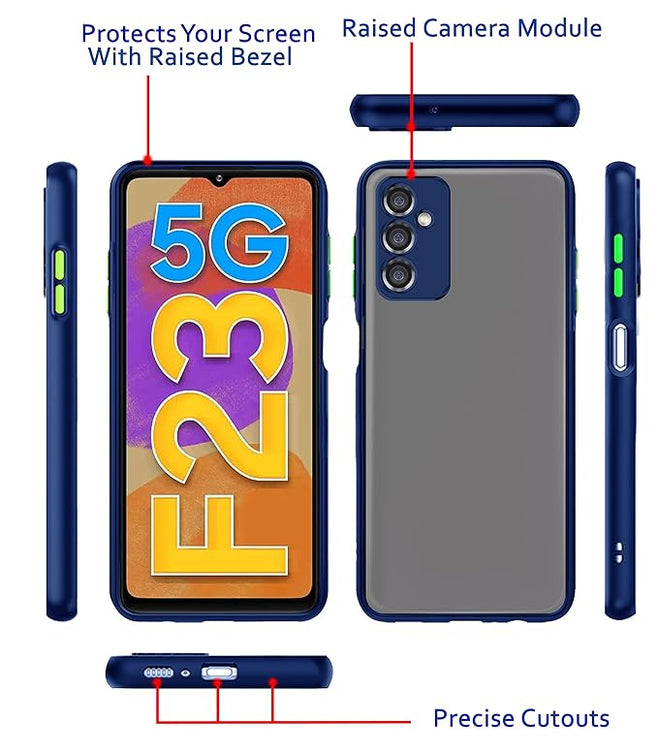 YOFO Smoke Back Cover for Samsung Galaxy F 23