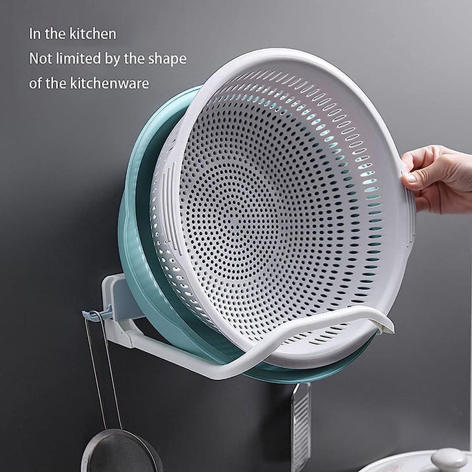 Shelf Foldable Bathroom Washbasin Hanger-Pack of 1- Random Color