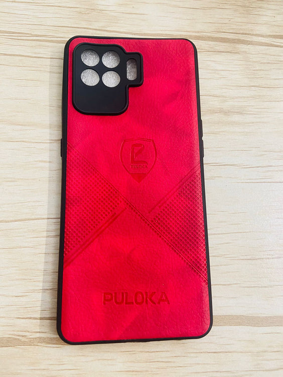 YOFO Leather Back Cover for  Oppo F19 Pro