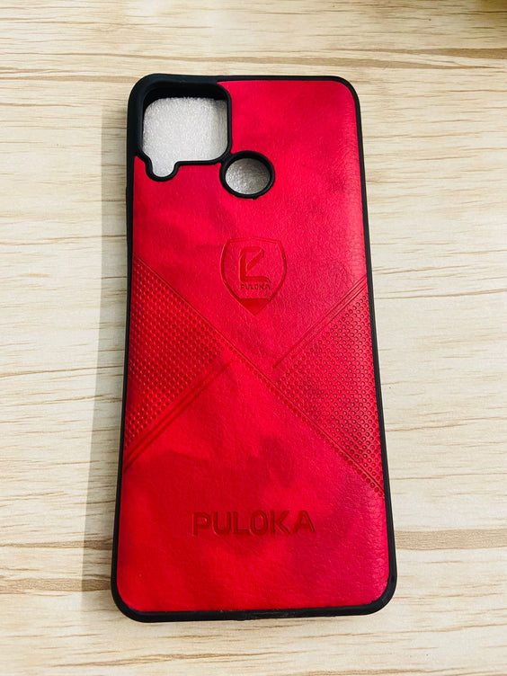 YOFO Leather Back Cover for Realme C15