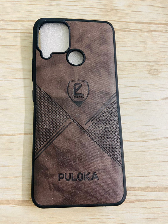 YOFO Leather Back Cover for Realme C15