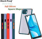YOFO Square Smoke Back Cover for Oppo F17 Pro