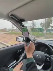 Rotatable and Retractable Car Phone Holder