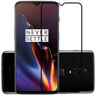 YOFO HD D+ Edge to Edge Full Screen Coverage Tempered Glass for OnePlus6T- Full Glue Gorilla Glass (Black)