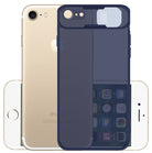 Prime Metal Shutter, Slim Protective Back Cover With Camera Slide Protector For iPhone 6 Plus With Free Triangle Mobile Stand