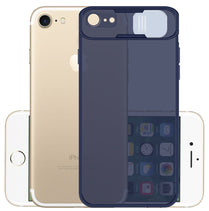 Prime Metal Shutter, Slim Protective Back Cover With Camera Slide Protector For iPhone 6 Plus With Free Triangle Mobile Stand