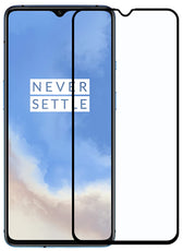 YOFO HD D+ Edge to Edge Full Screen Coverage Tempered Glass for OnePlus 7- Full Glue Gorilla Glass (Black)