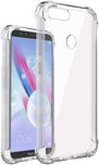YOFO Shockproof Soft Transparent Back Cover for Honor 9 Lite - (Transparent)
