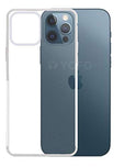 YOFO Back Cover for iPhone 12 , 12Pro (6.1) (Transparent) with Dust Plug & Camera Protection