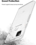YOFO Back Cover for Google Pixel 4A Flexible|Silicone|Transparent