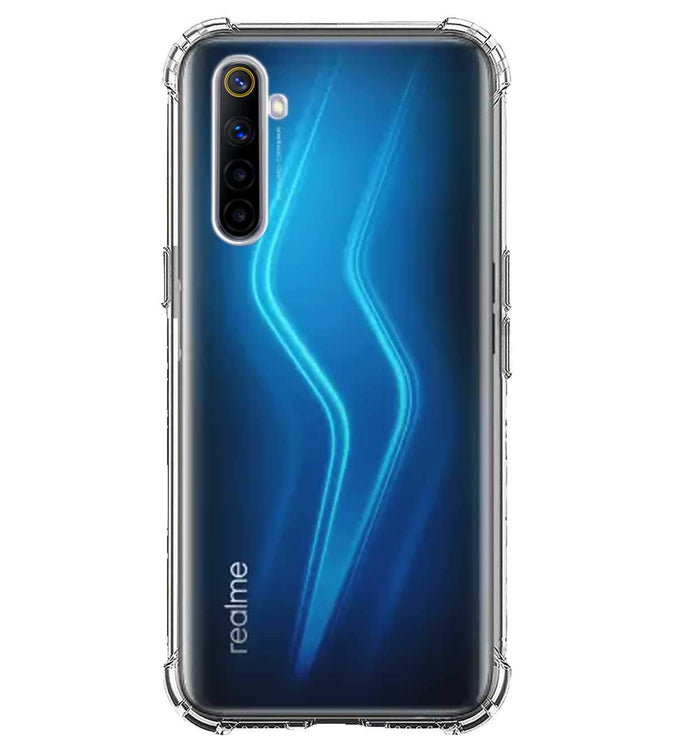YOFO Shockproof Transparent Back Cover for REALME 6 Pro - All Sides Protection Case