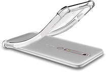 YOFO™ Rubber Transparent Shock Proof Back Case Cover for Nokia 5.1 Plus (2018)