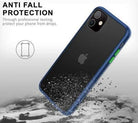 YOFO Matte Finish Smoke Back Cover for Apple iPhone 12 Mini (5.4)-Blue