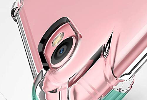 YOFO Rubber Back Cover Case for Vivo V5 / V5s / Y66 / Y67 / Y69 (Transparent) with Bumper Corner