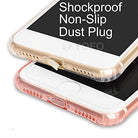 YOFO Back Cover for iPhone 6 (Transparent) with Dust Plug & Camera Protection