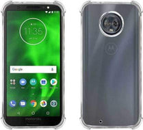 YOFO Silicon Shockproof Soft Transparent Back Cover for Motorola Moto G6 - (Transparent)