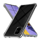 YOFO Silicon Shockproof Soft Transparent Back Cover for Samsung A51 - (Transparent)