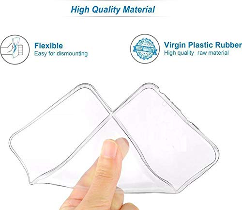 YOFO Back Cover (Transparent) Soft Clear Back Cover for Vivo Y71