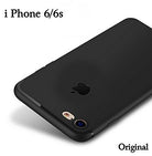 YOFO Ultra Thin Logo Cut Paper Back Cover Case for iPhone 6/6S (Black)