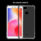 YOFO Silicone Back Cover for MI Redmi 6 (Transparent)
