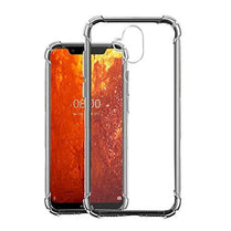 YOFO Shockproof Soft Transparent Back Cover for Nokia 8.1 - (Transparent) Full Protection Case