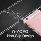 YOFO Back Cover for iPhone 6 (Transparent) with Dust Plug & Camera Protection