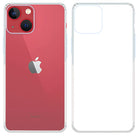 YOFO Back Cover for Apple iPhone 13 Mini (5.4) (Flexible|Silicone|Transparent|Camera Protection|DustPlug)
