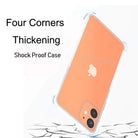 YOFO Back Cover for iPhone 12(5.4) (Transparent) with Dust Plug & Camera Protection
