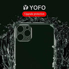 YOFO Back Cover for iPhone 11(6.1) (Transparent) with Dust Plug & Camera Protection