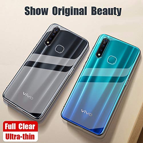 YOFO Transparent Protective Soft Flexible Back Cover For Vivo Z1 Pro/Z5X (Transparent)