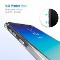 YOFO Combo for Mi Redmi 6A Transparent Back Cover + Matte Screen Guard with Free OTG Adapter