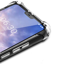 YOFO Ultra Thin Bumper Corners with Air Cushion Technology Back Cover for Nokia 6.1 Plus 2018