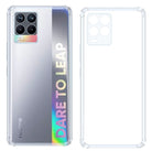 YOFO Back Cover for Realme 8 / Realme 8 Pro (Flexible|Silicone|Transparent |Shockproof) (SALE)