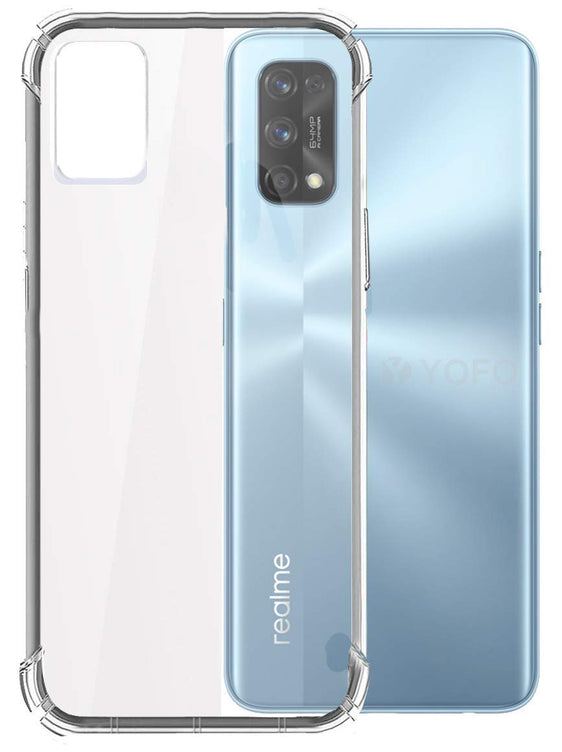 YOFO Combo for Realme 7 Pro Transparent Back Cover + Matte Screen Guard with Free OTG Adapter
