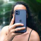 YOFO Matte Finish Smoke Back Cover for Apple iPhone 11 (6.1)-Blue