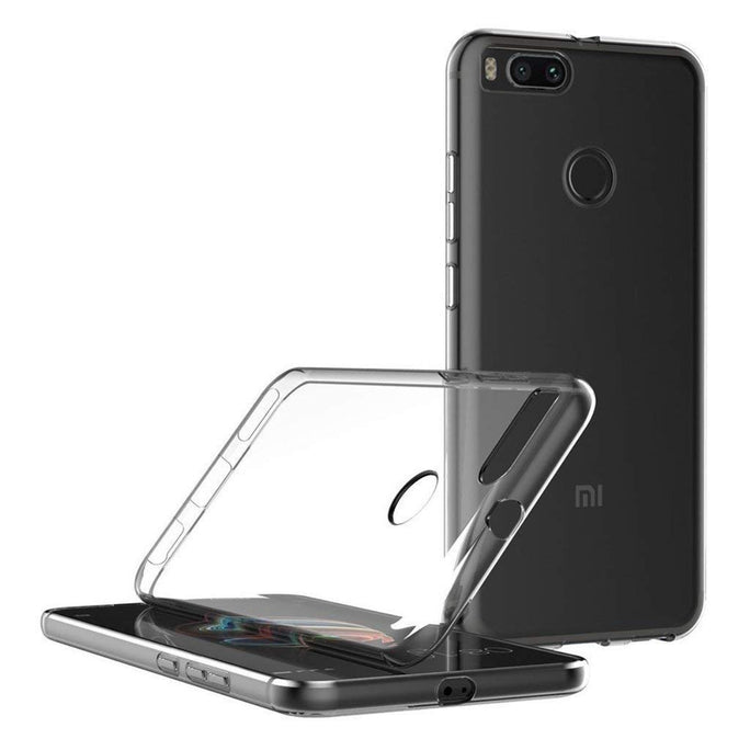 YOFO Combo for Mi A1 Transparent Back Cover + Matte Screen Guard with Free OTG Adapter