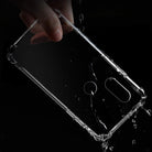 YOFO Back Cover for MI Redmi Note 5 Pro Shockproof TPU Cushioned Edges (Transparent)