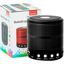 WS-887 Super Bass Splash proof Wireless Bluetooth Speaker Best Sound Quality Playing with Bluetooth/AUX/Memory Card/Pan Drive/FM