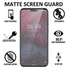 YOFO Combo for Nokia 6.1 Plus Transparent Back Cover + Matte Screen Guad with Free OTG Adapter