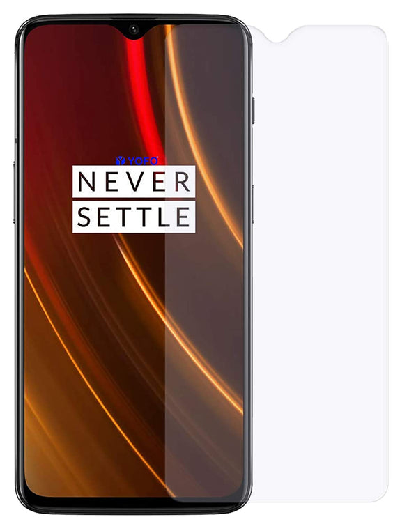 YOFO Matte Tempered Glass/Screen Guard for OnePlus 6T (Matte Finish) Full Screen Coverage (except edges)