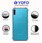 YOFO Combo for Samsung A11 / M11 Transparent Back Cover + Matte Screen Guard with Free OTG Adapter